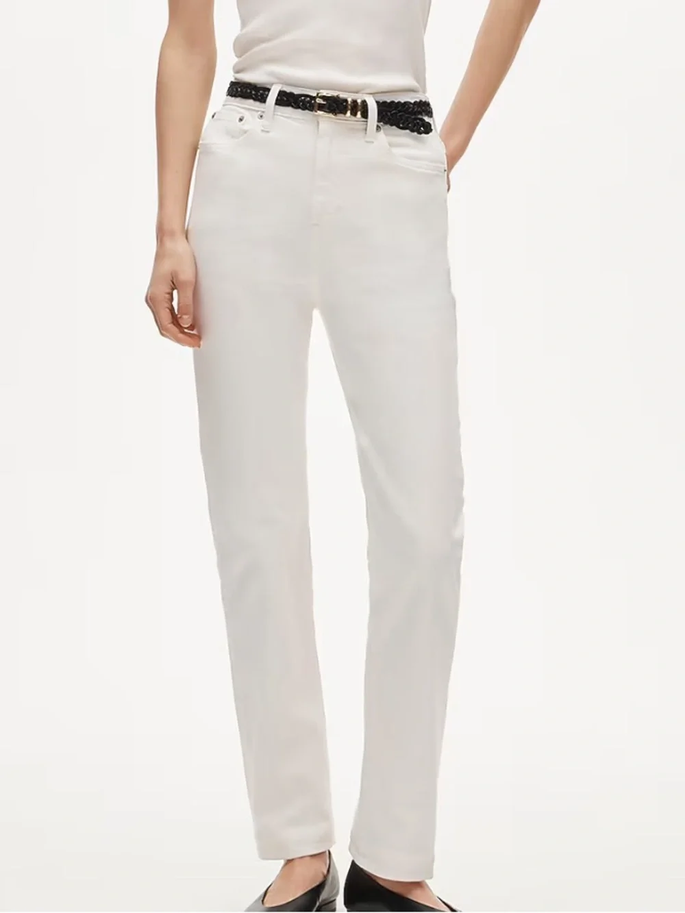 J crew Nipped straight jean in stretch